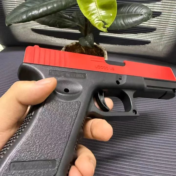 Soft Bullet Airsoft Pistol Manual G17 Toy Gun Lower Magazine with Laser ...