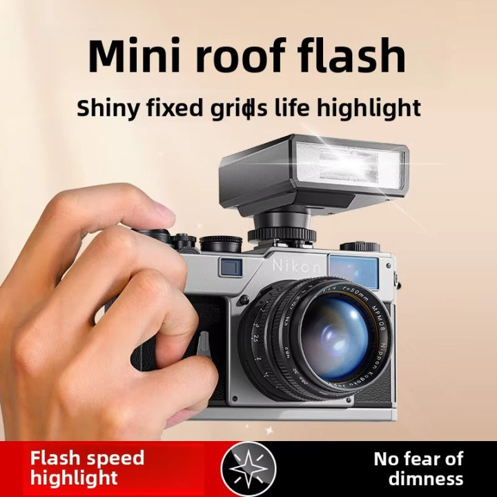 Mini Camera Top Flash External Hot Shoe Fill Light for Sony Canon SLR ...