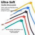 5 Colors 16/18/20/22/24/26/28/30 AWG Stranded Electrical Wire Flexible Silicone Tinned Copper Wires 18 Gauge Hookup Wire Cable. 