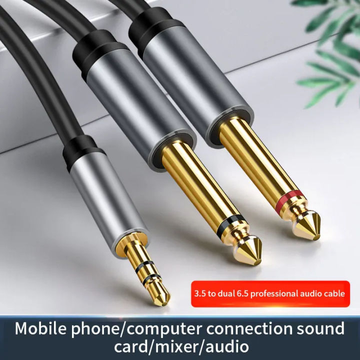 3.5mm%20to%20Double%206.5mm%20TRS%20Cable%20AUX%20Adapter%20Audio%20Cable%206.5%20Jack%20to%20Stereo%203.5%20Jack%20for%20Mixer%20Amplifier%20Speaker%206.35mm%20Adapter%20-%20Image%202