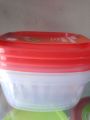 Pack of 3 food containr 1000ml, Plastic Food Storage Containers, Premium Quality Food container. 