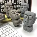 New Funny Easter Squeezing Blowout Rock Man Fidget Toy Vent Sloth Hide Seek Stress Relief Squishies Doll Stress Busting Kid Gift. 