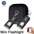 Powerful Mini COB LED Keychain Flashlight USB Rechargeable Hanging Work Light Waterproof Keyring Camping Walking Pocket Lamp. 