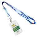 Bangkok Airways lanyard with plastic frame and card holder. 