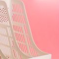 1 Pcs, Thickened File Rack, Frame, Quadruple Storage Seat, Simple Data Basket, Shelf, Storage Basket, Office Use, Student U.