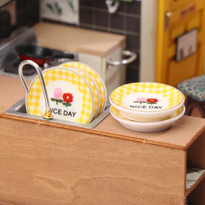 5Pcs%201/12%20Dollhouse%20Mini%20Plates%20Dishes%20Model%20Dollhouse%20Simulation%20Kitchen%20Decoration%20Dolls%20House%20Accessories%20Pretend%20Play%20Toys%20-%20Image%207