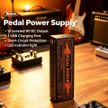 Rowin Guitar Bass Effect Pedal Compressor Distortion Fuzz EQ Delay Phaser Flanger Booster Overdrive Chorus Pedal Power Supply.