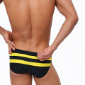 Men's Swim Briefs  Swimming with Open Back Zipper Sport Beach Pants Swimsuit Swimwear  Male Bathing  Suilt Surfing. 