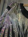 L-4XL Plus Size Tops Rhinestone Graphic T-shirts Luxury Large Size Tunic for Women Men Summer Cotton Women's Clothing Chubby Y2K.