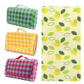 Picnic Mat Waterproof Moisture-proof Spring Outing Camping Supplies Outdoor Portable Storage Suitable for Beach Grassland TMZ. 