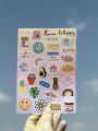 Aesthetic Mini Quotes Journal Sticker Sheet | Waterproof Stickers. 