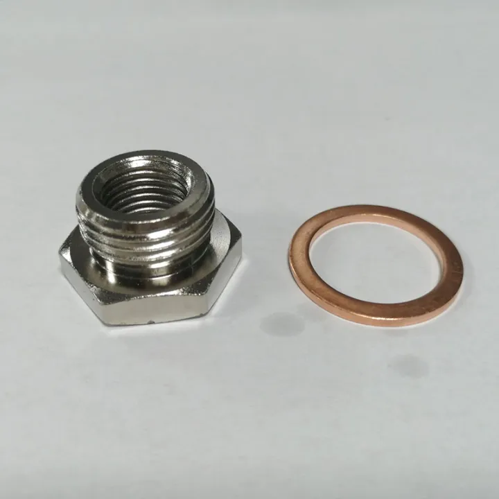 Sensor Connector Exhaust O2 Oxygen Sensor Spacer Reducer Adapter M18 x ...