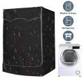 1pc Silver Washing Machine Cover, Waterproof And Dustproof Cover For Washing And Drying Machine,Bag,Organizer,Storage. 