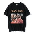 Funny Kanye West Meme T-Shirt Men's Vintage Hip Hop Rap Style Tshirt Men Women Short Sleeve T Shirt Streetwear. 