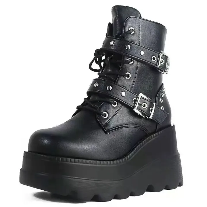 New%20Women's%20Pu%20Leather%20Ankle%20Boots%20Women%20Autumn%20Winter%20Round%20Toe%20Lace%20Up%20Shoes%20Woman%20Motorcycle%20Platform%20Botas%20Gothic%20Shoes%20-%20Image%207