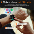 LIGE Sport Smart Watch 2.01'' Screen LED Flashlight Watches Health Monitor New Bluetooth Call Waterproof Smartwatch Men.