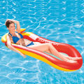 Outdoor Foldable Water Hammock Sofa Inflatable Floating Mat Swimming Pool Mattress Party Lounge Bed Beach Recliner Recreation. 