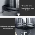 ABS Bathroom Wall Hanging Triangle Toilet Corner Wall Waterproof Non-punching Storage Bathroom Storage Shelf. 