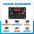 DC 9V 12V Bluetooth 5.0 MP3 Decoder Board Audio Module USB TF AUX FM Radio Wireless Car Music Player With Remote Control Mic. 