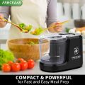 PANCERKA 3-in-1 Electric Vegetable Chopper & Food Processor - Versatile Kitchen Blender for Dicing, Mincing, and Pureeing - Black. 