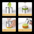 Round Stainless Steel Rices Ball Mold with Pusher Cake Mousse Tiramisu Cold Dish Easy Demoulding Sushi Making Mould Kitchen Tool. 