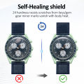 3Pcs Full Coverage Film For Swatch Co Branded Watch Screen Protector For Bioceramic MoonSwatch SO33 Soft TPU Hydrogel Film.