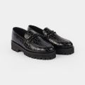 Chunky Loafers Pattern Luxuries Men's Shoes. 