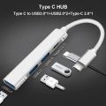 10W 4 in 1 Type-C HUB USB 3.0 2.0 Multi 4 Ports Multifuntional Splitter Type C Adapter OTG for Computer Mobile Phone Accessories.