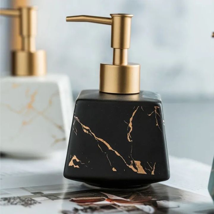260Ml%20Bathroom%20Luxury%20Ceramic%20Marble%20Soap%20Dispenser%20Shower%20Gel%20Shampoo%20Water%20Bottle%20-%20Image%202