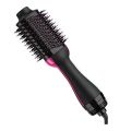 One Step Hair Dryer & Volumizer Salon Hot Air Paddle Styling Brush Negative Ion Generator Hair Straightener Curler. 
