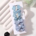4Pcs/set Cute Baby Girls Knitting Headwear Handmade Crochet Butterfly Alloy Hairs Clips Kids Hairpins Fashion Desgin Headwear. 