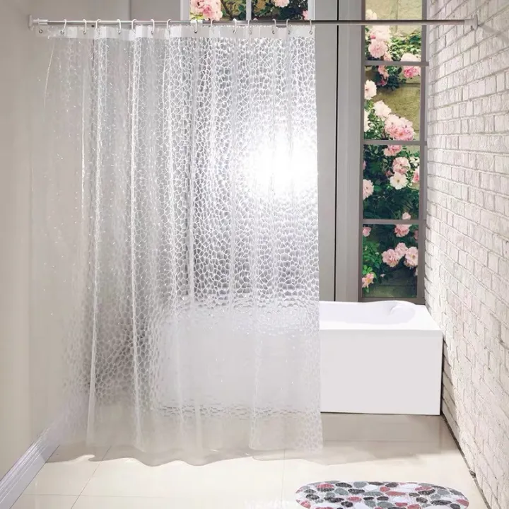Irregular%203D%20semi%20transparent%20water%20cube%20printed%20decorative%20bathroom%20shower%20curtain%20waterproof%20shower%20curtain%20set%20high-end%20bathr%20-%20Image%205
