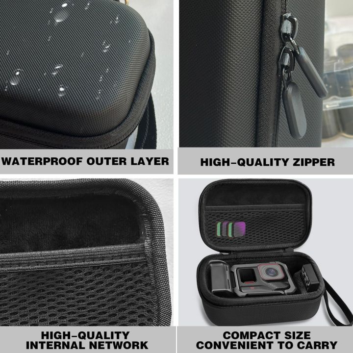 Case%20for%20Insta360%20Ace%20Pro/Ace%20Pro%202,%20Waterproof%20&%20Shockproof,Dedicated%20Battery%20Compartment%20&Durable%20Black%20Protective%20Storage%20Box%20-%20Image%205