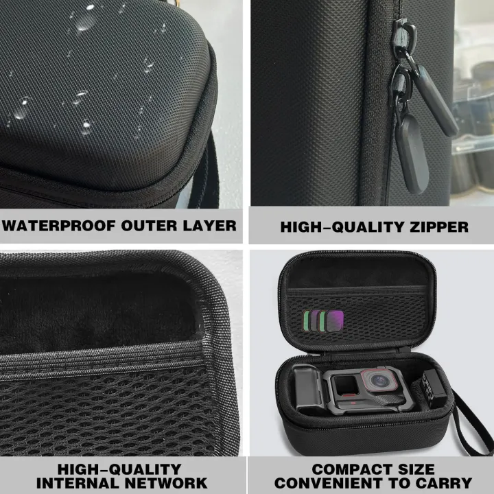 Case%20for%20Insta360%20Ace%20Pro/Ace%20Pro%202,%20Waterproof%20&%20Shockproof,Dedicated%20Battery%20Compartment%20&Durable%20Black%20Protective%20Storage%20Box%20-%20Image%205