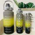 3 in 1 frosted Bottle Set | BPA free plastic bottle. 