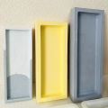 Bathroom Storage Tray Concrete Mold Home Decor DIY Wash Basin Rectangular Tray Cement Mold Cute Pots Terrazzo Mould Jesmonite. 