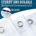 1pc Clear Shower Curtain Liner with Bottom Magnets & Metal Grommets-Plastic Lightweight Bathroom Curtain Bath Curtain Decor.