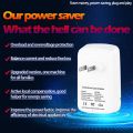 Green Energy-saving Electrical Socket Adapter Compatible with USA and Europe. 