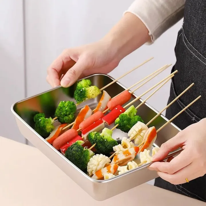 Stainless%20Steel%20Rectangle%20Tray%20Large%20Capacity%20Metal%20Food%20Serving%20Plate%20Rice%20Noodle%20Pan%20Home%20Lunch%20Bento%20Dishes%20Storage%20Organizer%20-%20Image%204