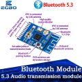 EGBO Bluetooth module 5.3 Audio transmitter module Stereo GFSK transceiver Earphone board Wireless speaker KCX_ BT_ EMITTER 5. 