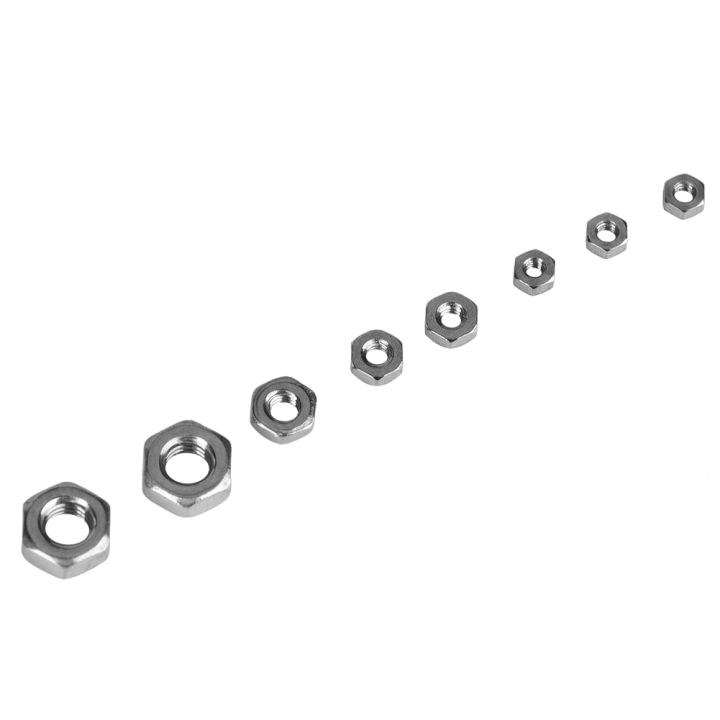 140pcs%20M1/M1.2/M1.4/M1.6/M2/M2.5/M3%20Thread%20Stainless%20Steel%20Hex%20Hexagonal%20Nuts%20Industrial%20And%20Construction%20Fasteners%20-%20Image%204