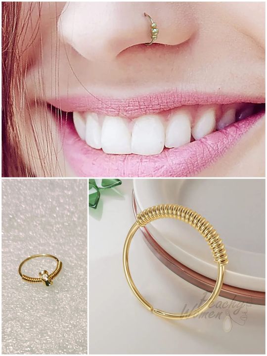 Sania mirza nose ring gold online