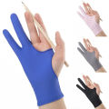 1/2pcs Stylus Black Blue Grey Pink Anti-fouling Anti-Scratch Two Finger Glove Tablet Drawing Glove Painting Glove Screen Glove. 