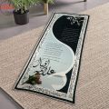 Digital writing Printed Silk Caligraphy Manto Dupatta/Shawl/Odhni. 