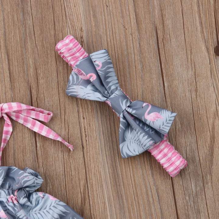 Newborn%20Baby%20Girl%20Flamingo%20Strap%20Tops%20Ruffle%20Shorts%20Sunsuit%20Summer%203pcs%20Outfits%20Set%200-24Month%20-%20Image%204