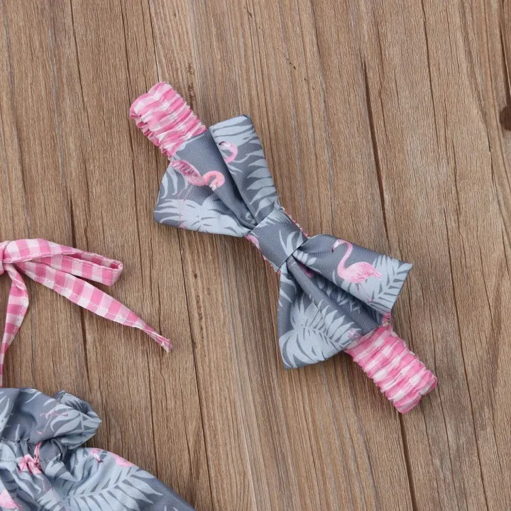 Newborn%20Baby%20Girl%20Flamingo%20Strap%20Tops%20Ruffle%20Shorts%20Sunsuit%20Summer%203pcs%20Outfits%20Set%200-24Month%20-%20Image%204