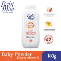 Babi Mild Baby Powder , Ultra Mild Sweet Almond & Vitamin E Family 180gm /Baby Mild Powder/ Baby Powder/ Talcum Powder/ Rash powder. 