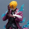 One Piece Sanji 1/6 Scale Pvc Model Anime Action Figure Collectible Model Toy  Figurine Trendy Decorative Piece. 