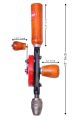 Manual Hand Drill Machine 1/4-inch Capacity with 2 Pieces HSS Drill Set for Soft Metal, Wood, Plastic, etc. 