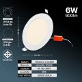 LED Panel Light 6W 9W 12W 18W 24W. 